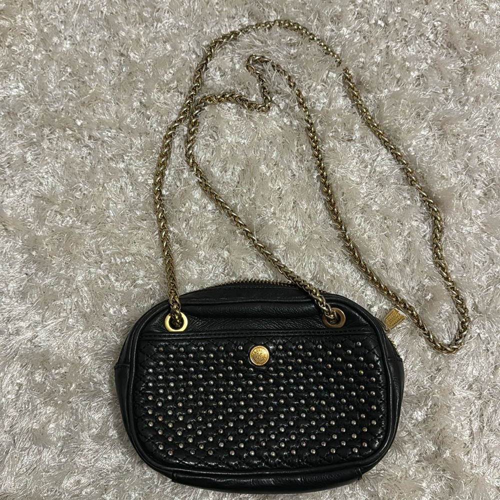 Rebecca Minkoff Black gold studded Crossbody Bag
